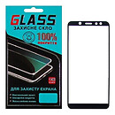 Защитное стекло Samsung A600 Galaxy A6, F-Glass, черный, 3D