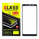 Защитное стекло Samsung A730 Galaxy A8 Plus, F-Glass, черный, 2.5D