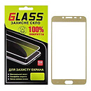 Защитное стекло Samsung J400 Galaxy J4, F-Glass, золотой, 2.5D