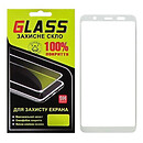 Защитное стекло Samsung A605 Galaxy A6 Plus, G-Glass, белый, 2.5D