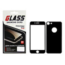 Защитное стекло Apple iPhone 7 / iPhone 8, переднее и заднее, черный, G-Glass, 2.5D