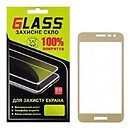 Защитное стекло Samsung J260 Galaxy J2 Core, F-Glass, золотой, 2.5D