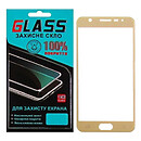 Защитное стекло Samsung G610 Galaxy J7 Prime, F-Glass, золотой, 5D