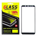 Защитное стекло Samsung A600 Galaxy A6, F-Glass, черный, 2.5D