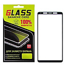 Защитное стекло Samsung A920 Galaxy A9, F-Glass, черный, 2.5D