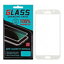 Защитное стекло Samsung A720 Galaxy A7 Duos, F-Glass, белый, 5D