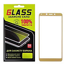 Защитное стекло Xiaomi Redmi 6 / Redmi 6a, F-Glass, золотой, 2.5D