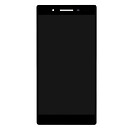 Дисплей (экран) Lenovo TB-7504X Tab 4 LTE, с сенсорным стеклом, черный