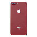 Задня кришка Apple iPhone 8 Plus, high copy, червоний