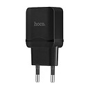 СЗУ Hoco C11, с кабелем, черный, microUSB, 1.0 A