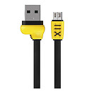 USB кабель Remax Running Shoe RC-112m, original, черный, microUSB, 1.0 м.