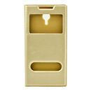 Чехол (книжка) LG H818 G4, золотой, Book Cover Original
