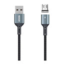 USB кабель Remax RC-156m Cigan, microUSB, original, 1.0 м., чорний