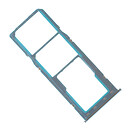 Держатель SIM карты Samsung A205 Galaxy A20 / A305 Galaxy A30 / A505 Galaxy A50 / A705 Galaxy A70, с разъемом на карту памяти, синий
