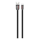 USB кабель Hoco U74 Grand, microUSB, 1 м., чорний