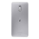 Задняя крышка Nokia 6 Dual Sim, high copy, серебряный