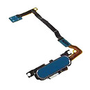 Шлейф Samsung G850 Galaxy Alpha, с кнопкой меню, синий