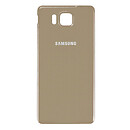 Задняя крышка Samsung G850 Galaxy Alpha, high copy, золотой