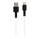 USB кабель Borofone BX31 Silicone, microUSB, 1 м., білий