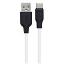 USB кабель Hoco X21 Plus Silicone, Type-C, 0.25 м., черный