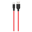 USB кабель Hoco X21 Plus Silicone, чорний, Type-C, 2,0 м.