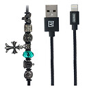 USB кабель Remax RC-058i Jewellery Apple iPad 10.5 / iPad 2017 / iPad 2018 / iPad 4 / iPad 9.7 / iPad 9.7 New 2018 / iPad AIR / iPad AIR 2019 / iPad Air 2 / iPad Air 3 / iPad Mini 2 Retina / iPad Mini 3 / iPad Mini 3 Retina / iPad PRO / iPad PRO 10.5 /