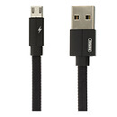 USB кабель Remax RC-094m Kerolla, original, microUSB, черный, 1.0 м.