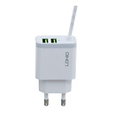 СЗУ LDNIO A321, с кабелем, белый, microUSB, 3.1 A