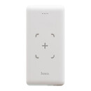 Портативная батарея (Power Bank) Hoco J50 Surf Wireless, белый, 10000 mAh