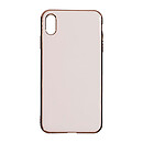 Чехол (накладка) Apple iPhone XS Max, Original Glass TPU, розовый