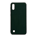 Чехол (накладка) Samsung A105 Galaxy A10 / M105 Galaxy M10, Original Glass TPU, зеленый