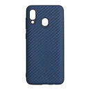 Чехол (накладка) Samsung A205 Galaxy A20 / A305 Galaxy A30, Carbon, синий