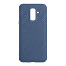 Чехол (накладка) Samsung A605 Galaxy A6 Plus, Carbon, синий