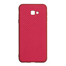 Чехол (накладка) Samsung J415 Galaxy J4 Plus 2018, Carbon, красный