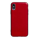 Чехол (накладка) Apple iPhone X / iPhone XS, Original Glass TPU, красный