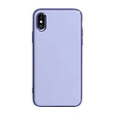 Чехол (накладка) Apple iPhone X / iPhone XS, Original Glass TPU, фиолетовый
