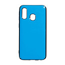 Чехол (накладка) Samsung A405 Galaxy A40, Original Glass TPU, голубой
