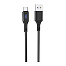 USB кабель Hoco U79 Admirable Smart Power, Type-C, черный, 1.2 м.