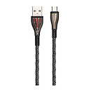 USB кабель Borofone BU23 Highway, microUSB, серый
