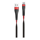 USB кабель Hoco U39 Slender, microUSB, 1.2 м., черный