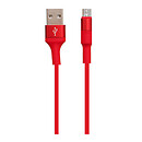 USB кабель Hoco X26 Xpress Charging, microUSB, красный