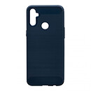 Чехол (накладка) OPPO Realme C3, Polished Carbon, синий