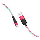 USB кабель Borofone BU19, Type-C, 1 м., червоний