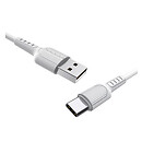 USB кабель Borofone BX16, Type-C, 1 м., білий