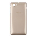 Задняя крышка Sony ST26i Xperia J, high quality, золотой