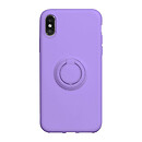 Чехол (накладка) Apple iPhone X / iPhone XS, Ring Color, фиолетовый