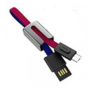 USB кабель Hoco U36 Mascot, microUSB, 0.2 м., красный