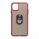 Чохол (накладка) Apple iPhone 11 Pro Max, Totu Ring Magnetic, червоний