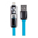 USB кабель Remax Transformer 2 в 1, microUSB, Lightning, original, блакитний