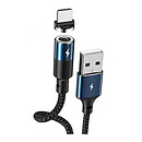 USB кабель Remax RC-102m Zigie, microUSB, original, 1,2 м., чорний